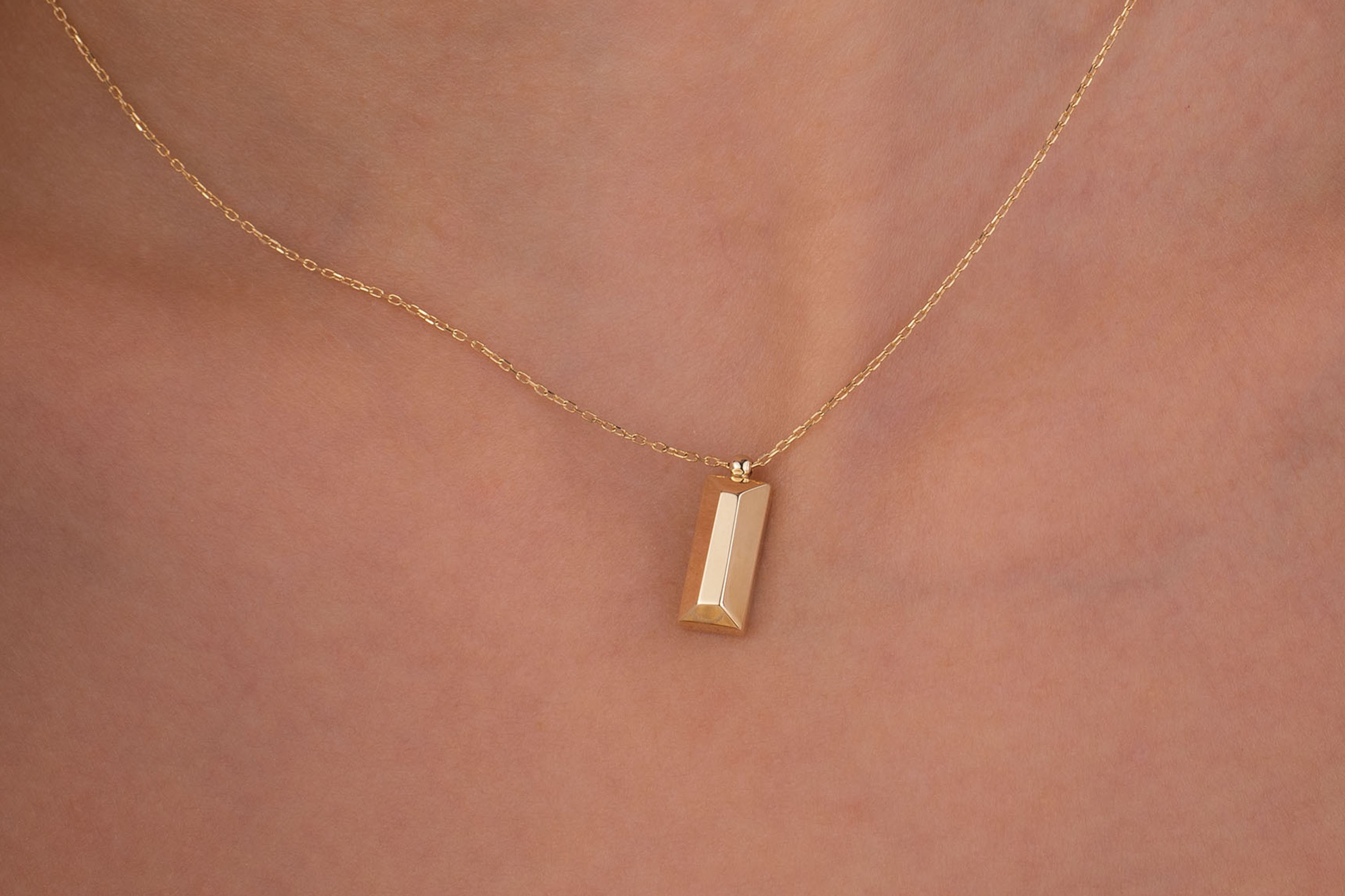 Minimalist Geometrik Kolye