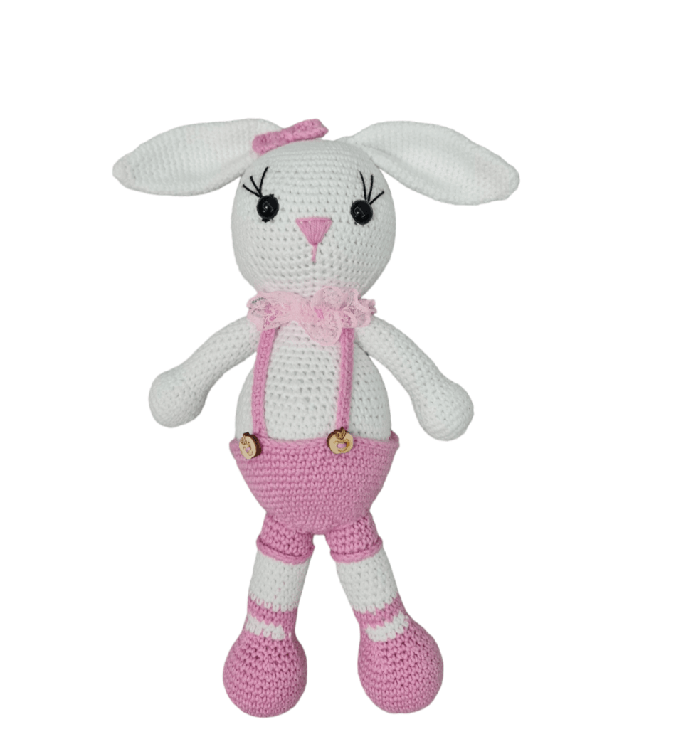 Amigurumi Tombul Tavşan 3 lü Set Organik Oyuncak