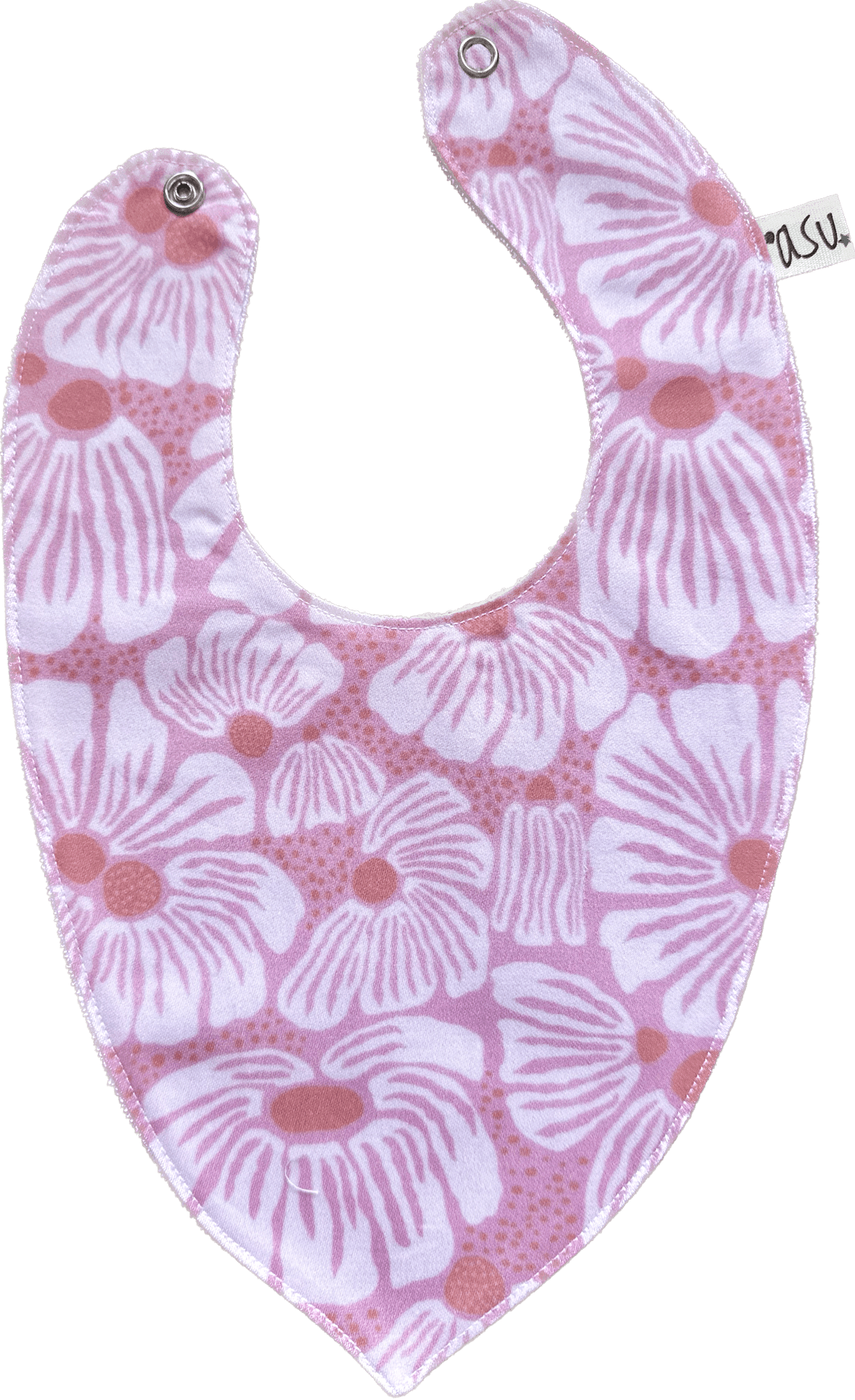 Asu Baby&Kids Pink Daisy Organik Pamuk Önlük