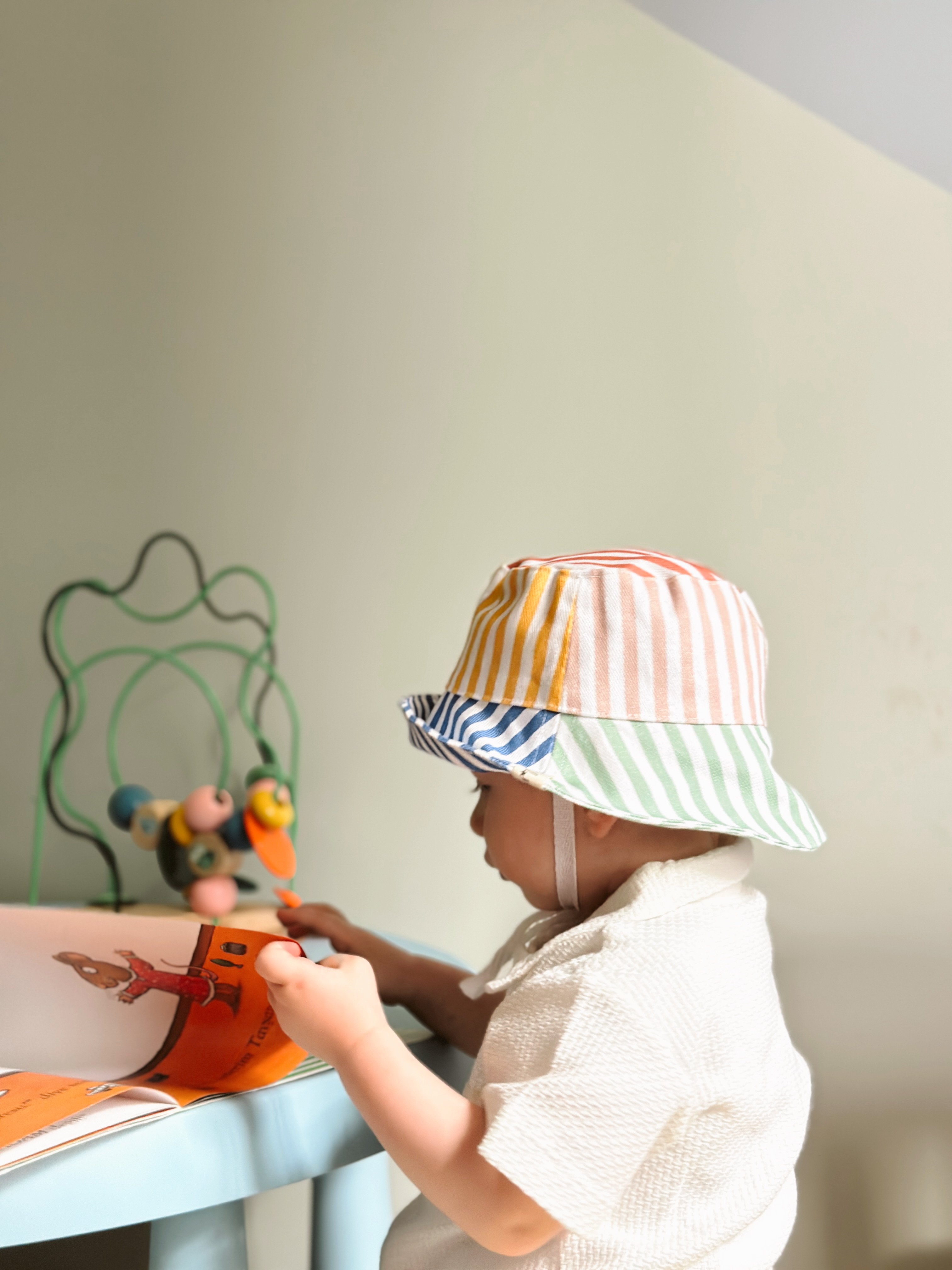 Asu Baby&Kids Color Stripe Bucket Şapka - 1-2 Yaş