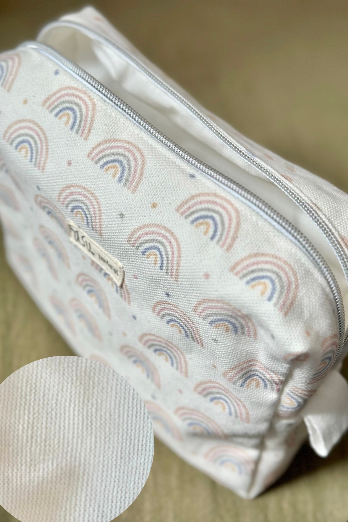 Asu Baby&Kids Pastel Rainbow Sıvı Geçirmez Çift Askılı  Çanta