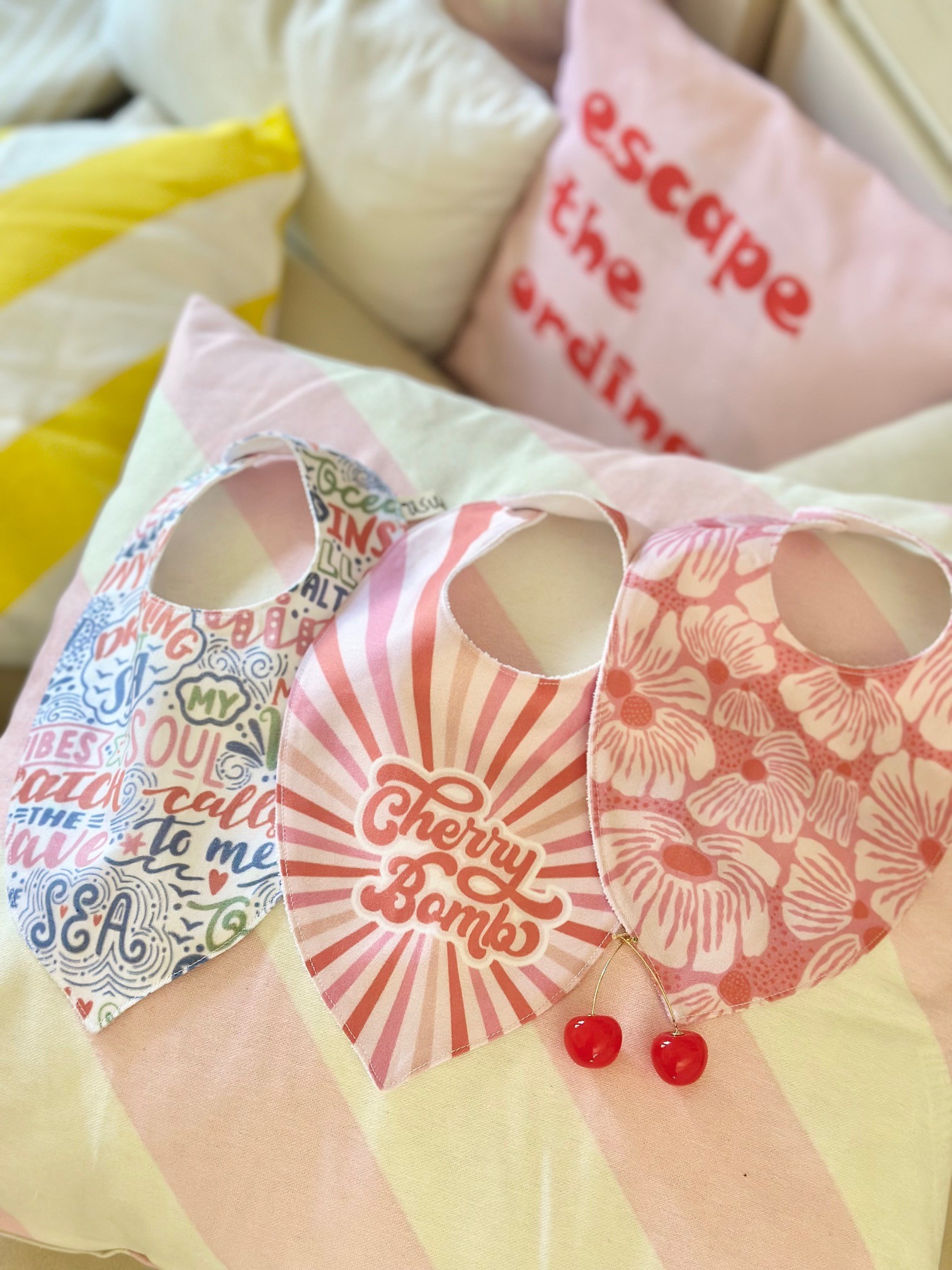 Asu Baby&Kids Mix&Match 3'lü Organik Pamuk Pink Cherry