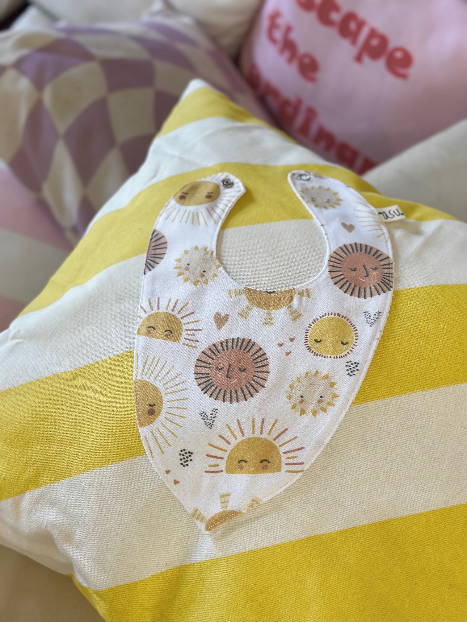 Asu Baby&Kids Smiley Sun Organik Pamuk Önlük
