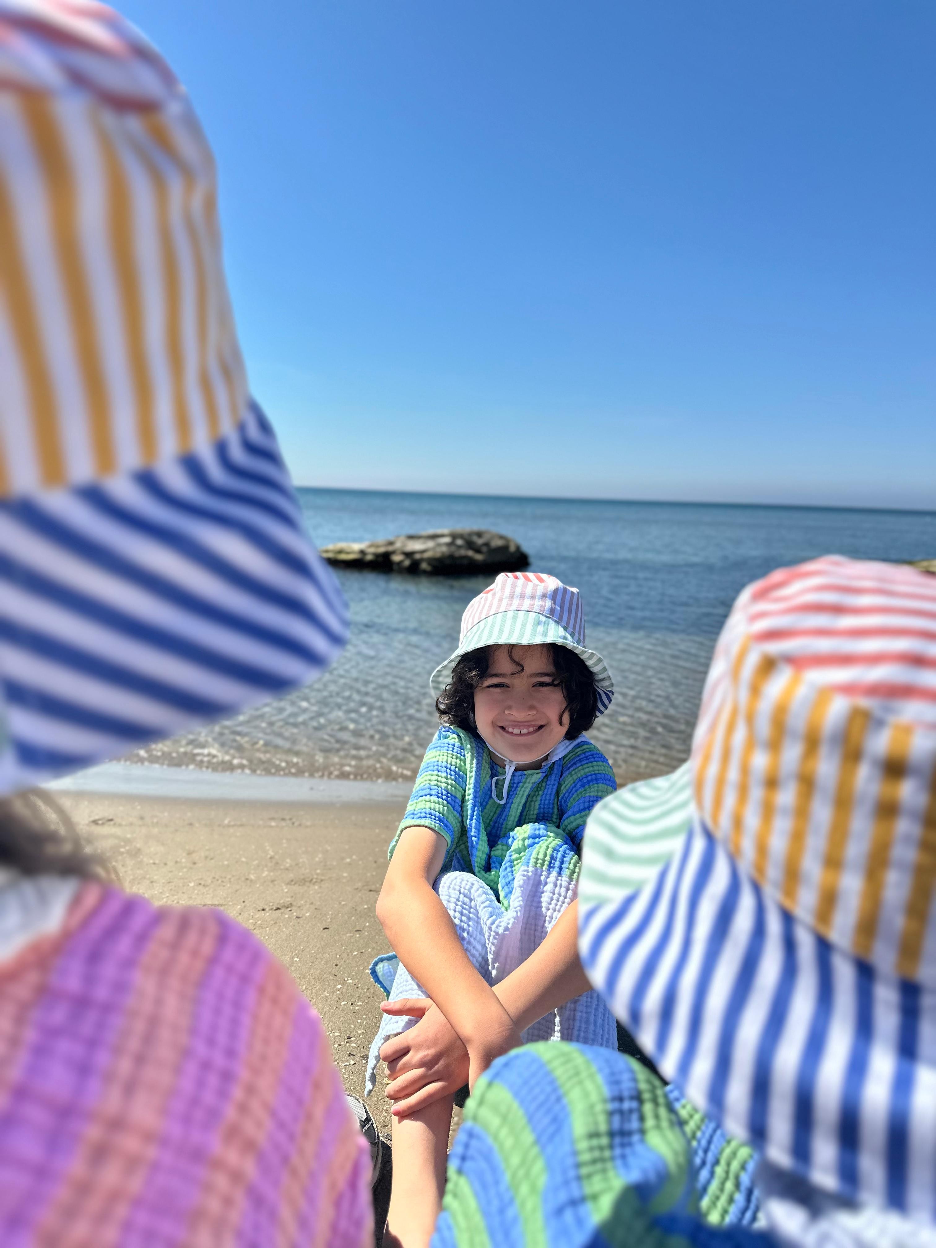 Asu Baby&Kids Color Stripe Bucket Şapka - 1-2 Yaş
