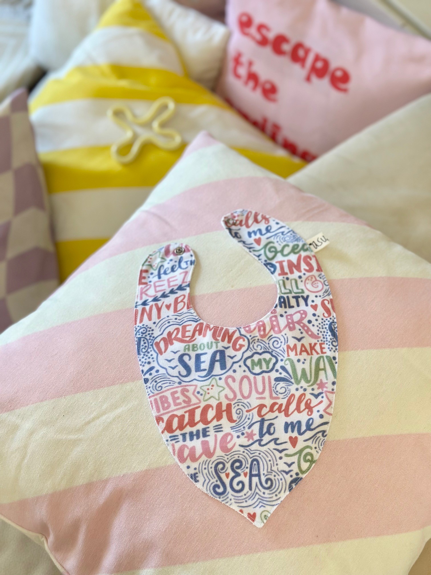 Asu Baby&Kids Slogan Organik Pamuk Önlük