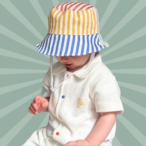 Asu Baby&Kids Color Stripe Bucket Şapka - 1-2 Yaş