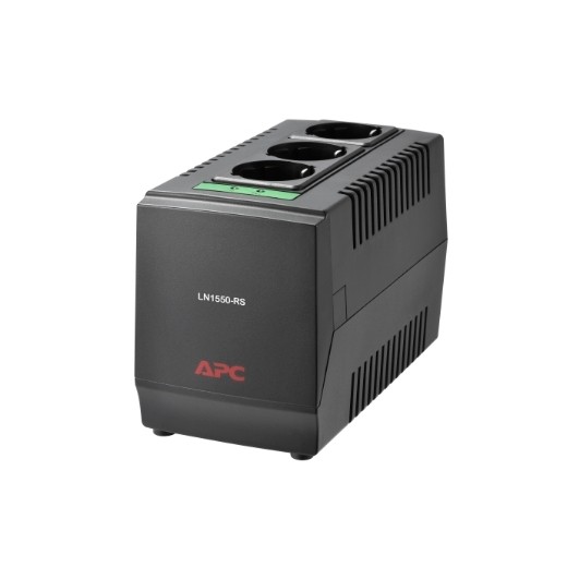 APC Line-R 1550VA Otomatik Voltaj Regülatörü, 3 Schuko Çıkışlı, 230V, LN1550-RS (UPS DEĞİLDİR)