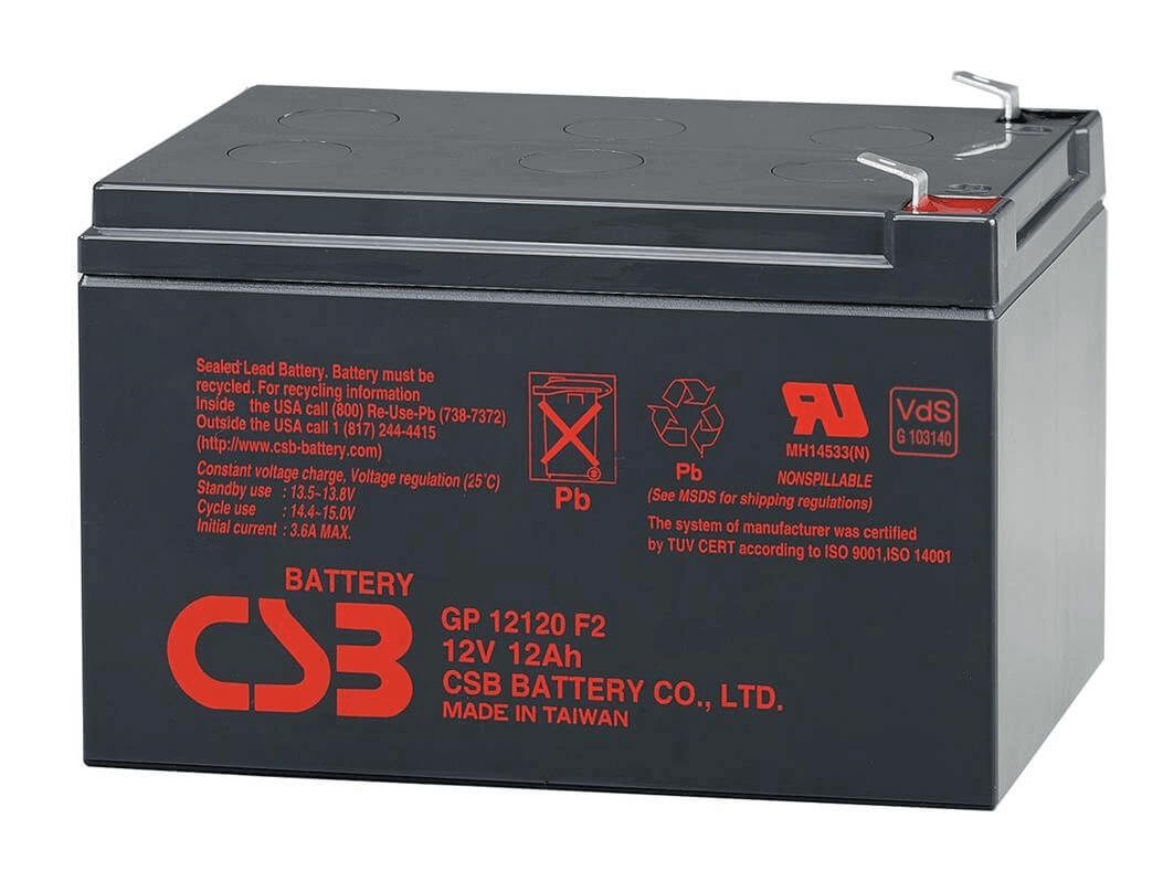 CSB GP12120 F2 12Volt 12Ah Kuru Tip Akü