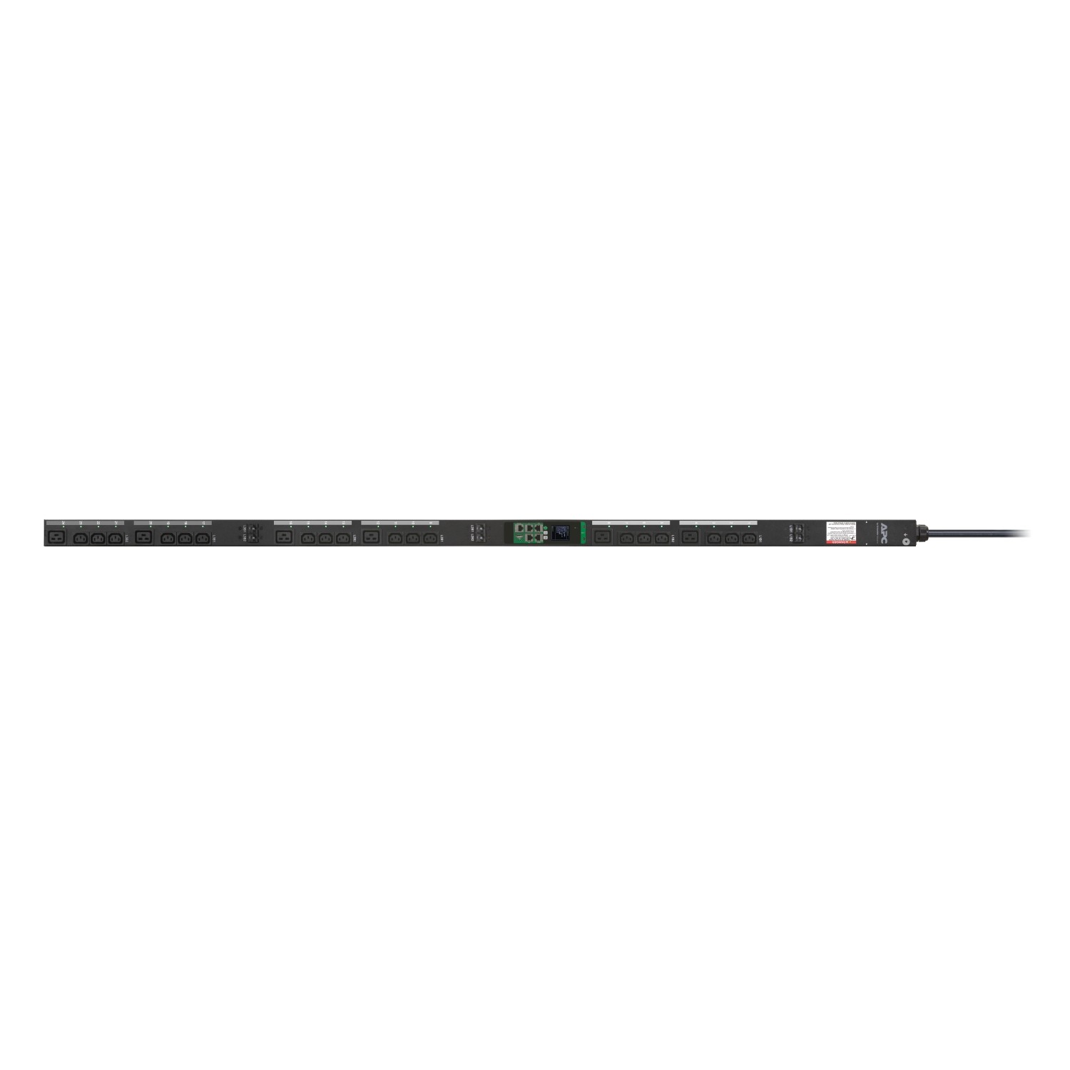 Easy Rack PDU Sayaç Çıkış 0U 3 Faz 22kW 230V 32A 18x C13 ve 6x C19 çıkış IEC60309 3P + N + PE giriş