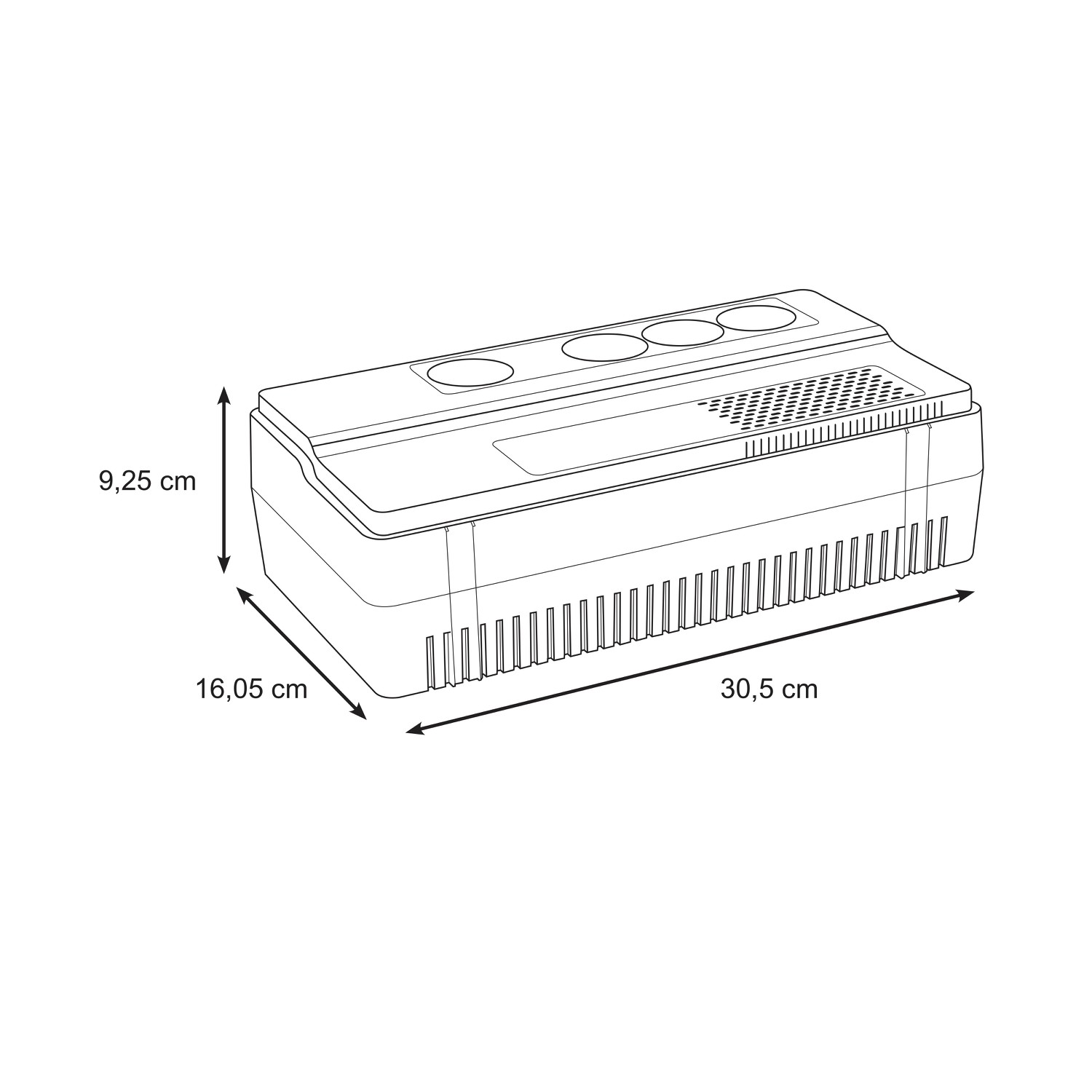 Schneider Electric BVS650I-GR Easy UPS BVS 650VA Schuko AVR Kesintisiz Güç Kaynağı