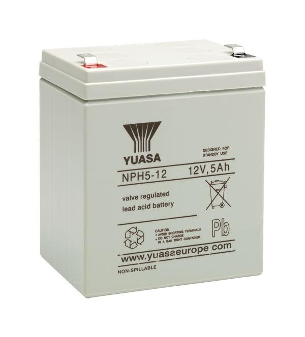 YUASA NPH5-12 12V 5 Ah Bakımsız Kuru Akü