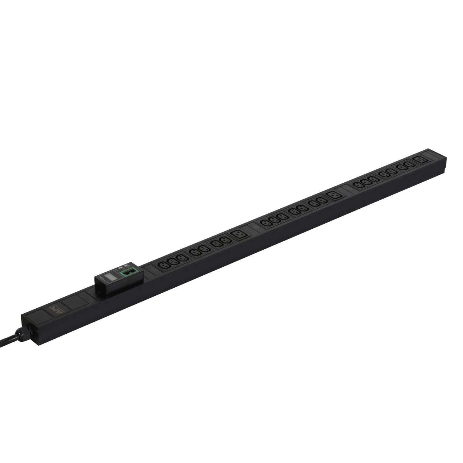 Easy Rack PDU Sayaç 0U 3 Faz 11kW 230V 16A 21x C13 ve 3x C19 çıkış IEC60309 3P + N + PE giriş