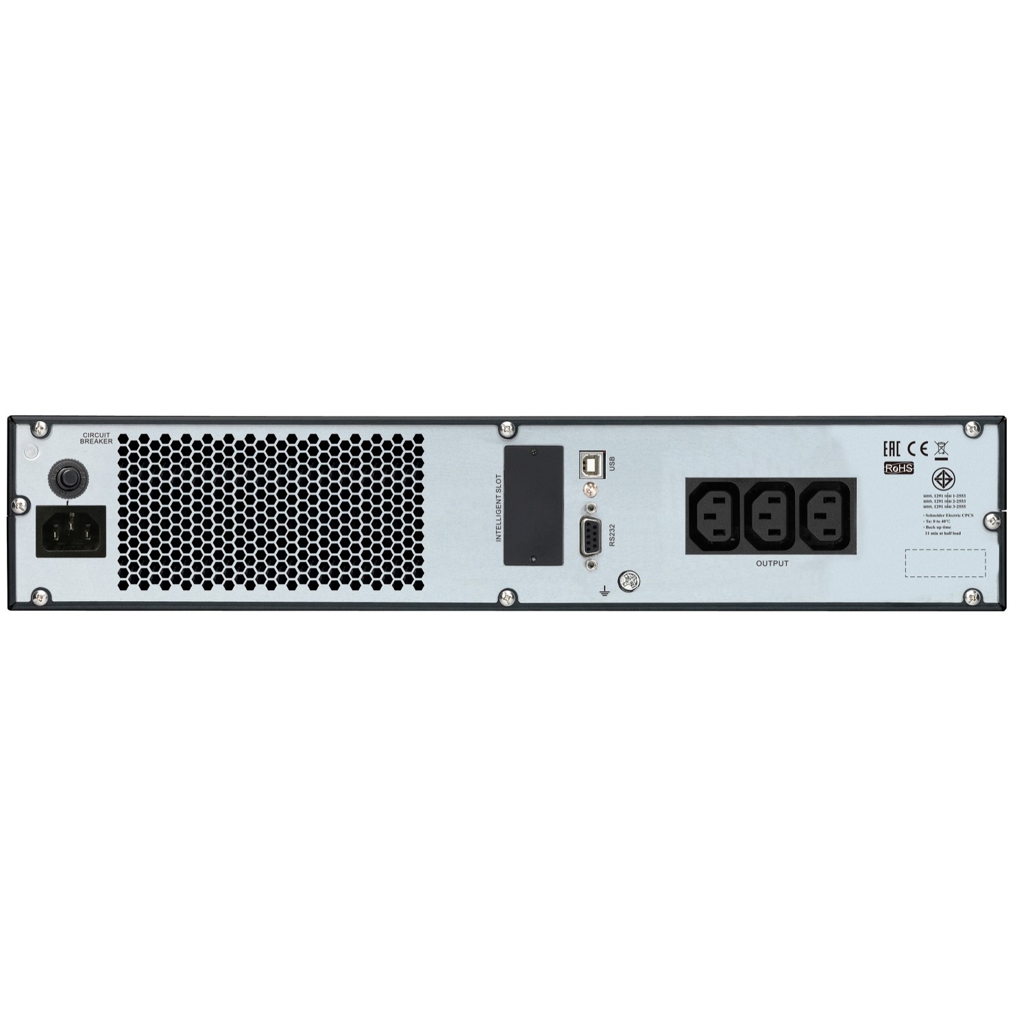 Schneider Electric SRVS1KRI Easy UPS On-Line SRVS 1000VA RM(Kabinete Monte) 230V