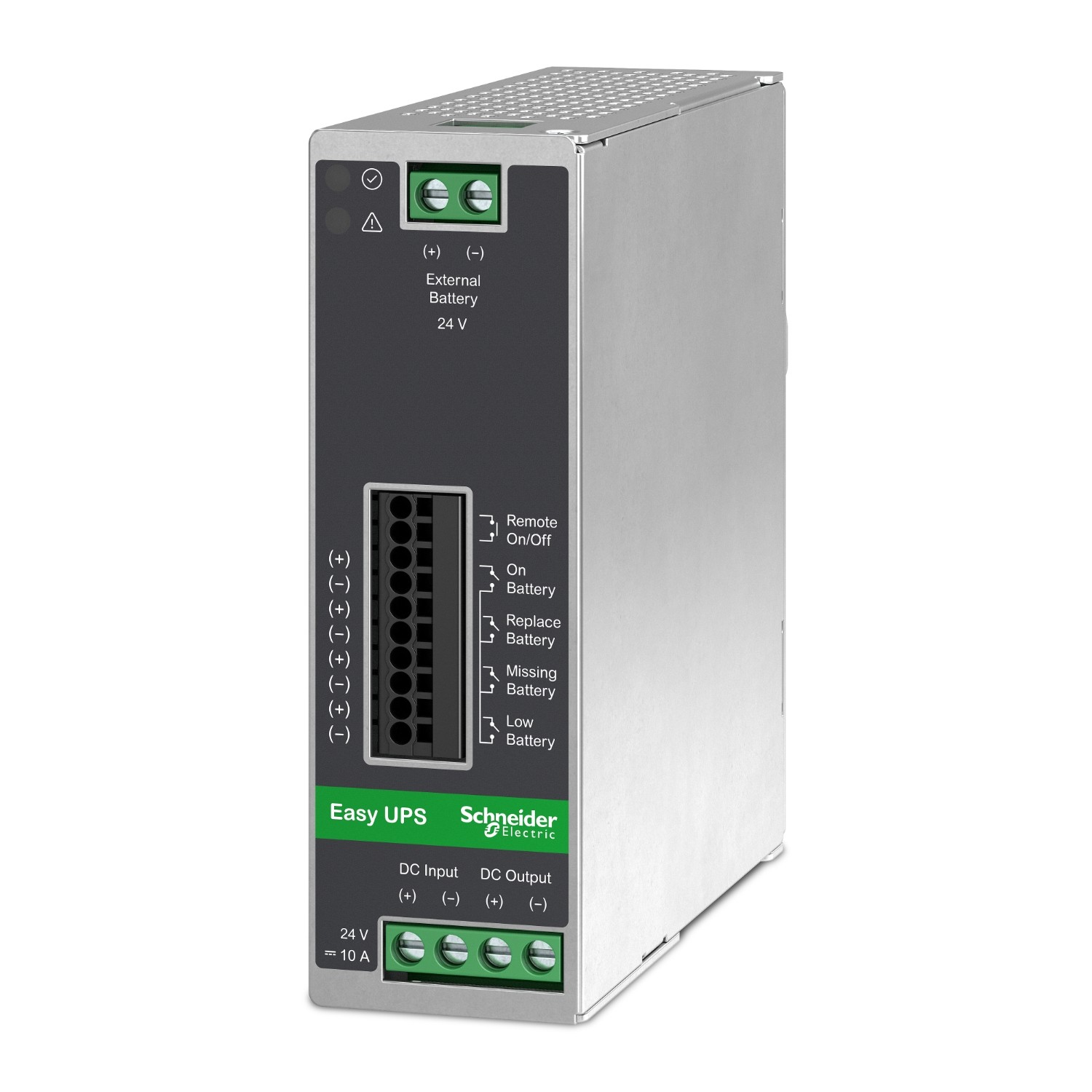 Easy UPS kontrol modülü, 24V DC-DC, DIN Rail, Endüstriyel, 10A