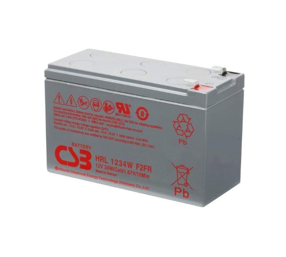 CSB HRL1234WF2FR 12Volt 9Ah Uzun Ömürlü Kuru Tip Akü