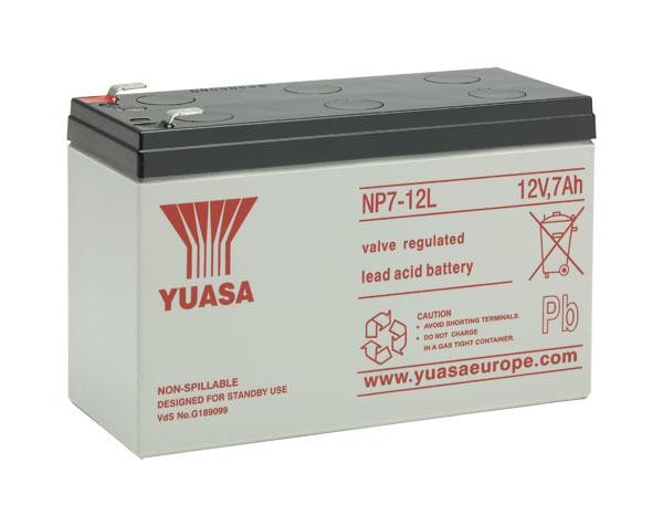 YUASA NP7-12L 12V 7Ah Bakımsız Kuru Akü