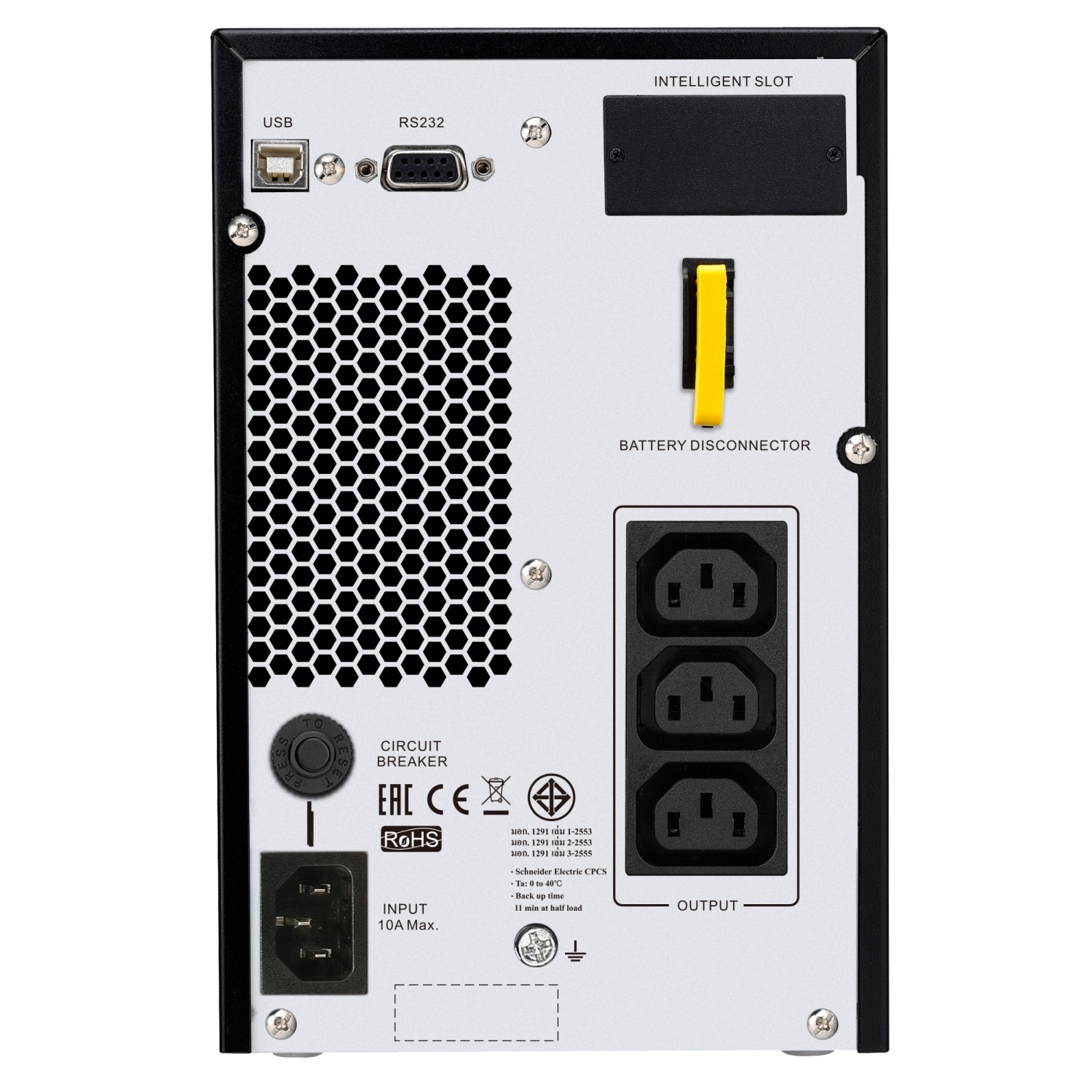 Schneider Electric SRVS1KI Easy UPS On-Line SRVS 1000VA 230V