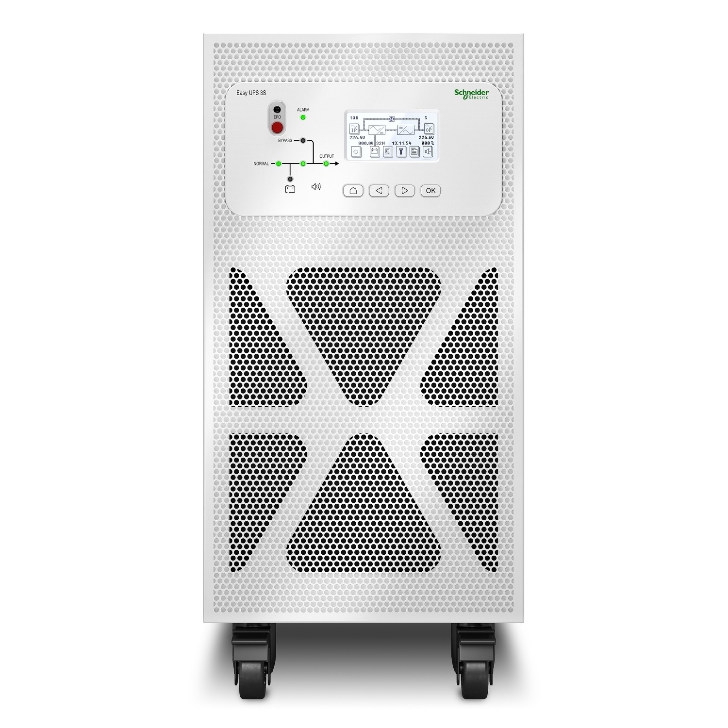 Schneider Electric E3SUPS10KH Easy UPS 3S 10 kVA 400 V 3:3 UPS, harici aküler için