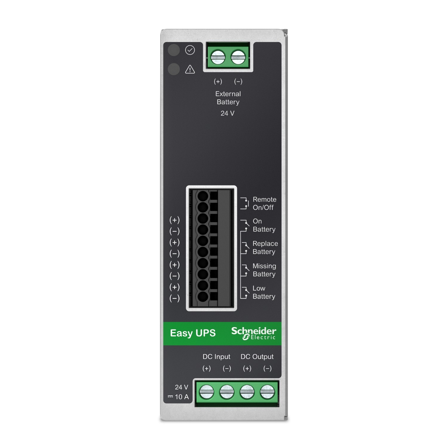 Easy UPS kontrol modülü, 24V DC-DC, DIN Rail, Endüstriyel, 10A