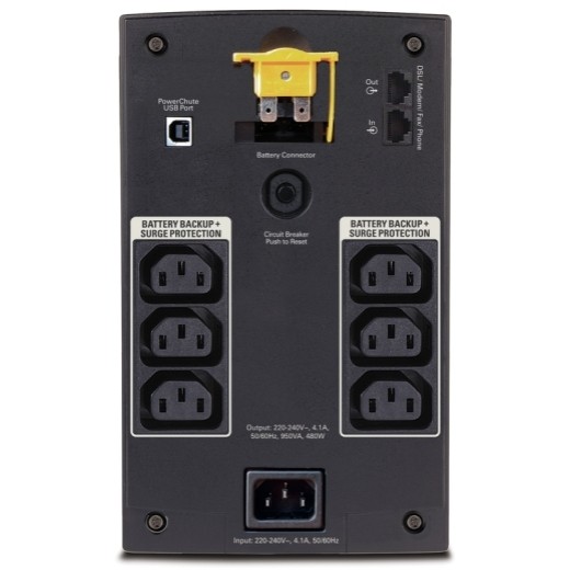 APC BX950UI Back UPS 950VA Kesintisiz Güç Kaynağı
