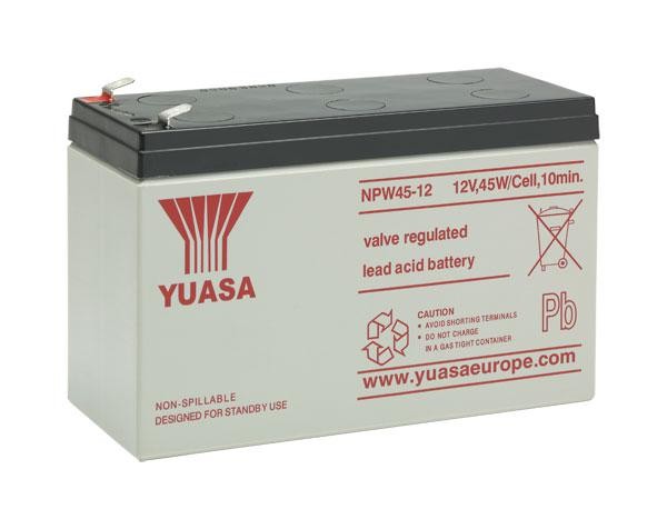 YUASA NPW45-12 12V 9 Ah Bakımsız Kuru Akü