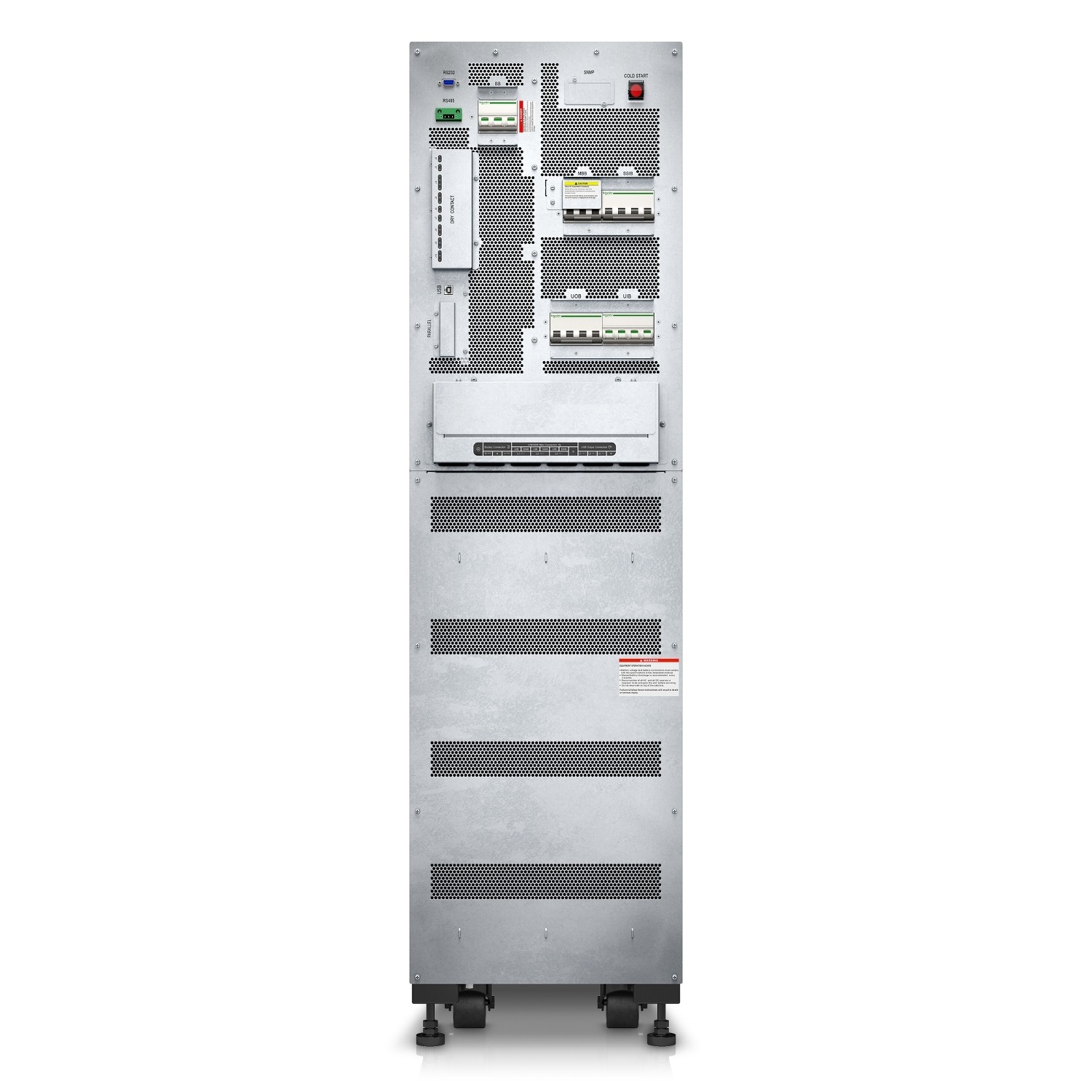 Schneider Electric E3SUPS20KHB Easy UPS 3S 20 kVA 400 V 3:3 UPS, dahili aküler için