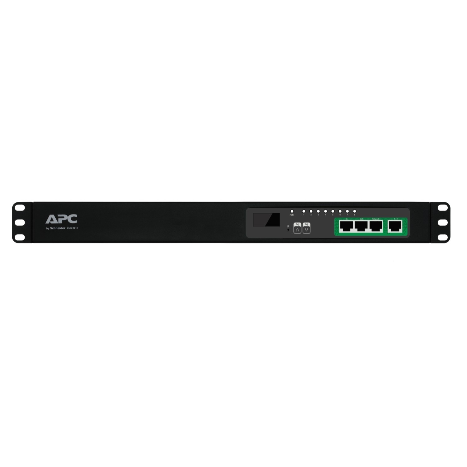 Easy Rack PDU Anahtarlı 1U 1 Faz 3,7kW 230V 16A 8x C13 çıkış IEC60320 C20 giriş