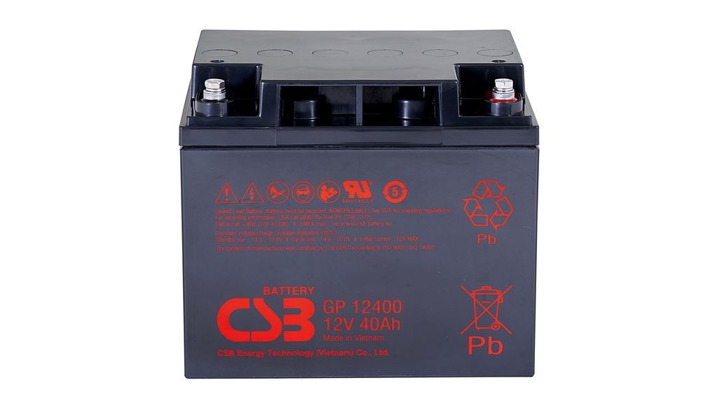 CSB GP12400 12Volt 40Ah Kuru Tip Akü