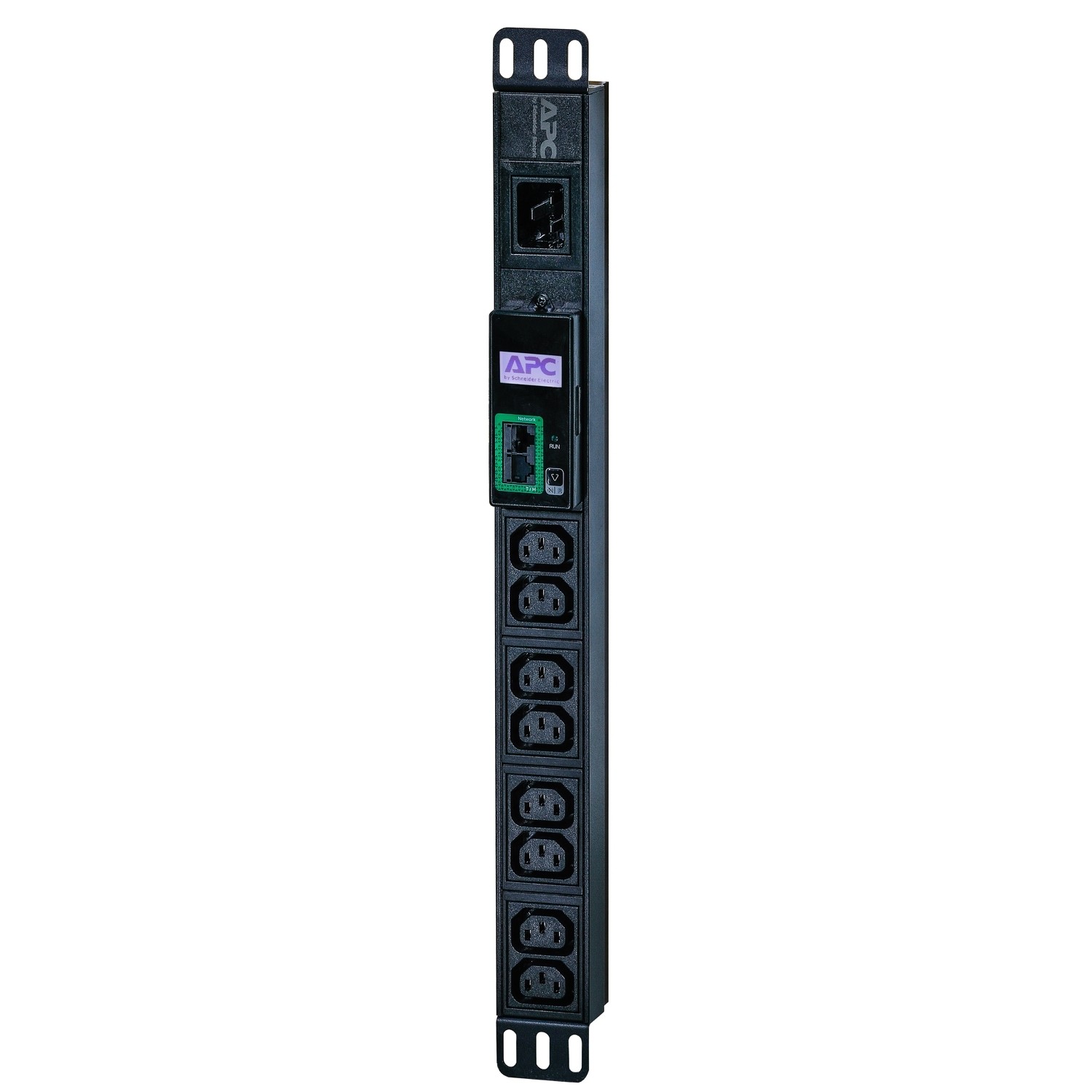 APC EPDU1016M Easy Rack PDU Ölçer 1U 1 Faz 3,7kW 230V 16A 8x C13 çıkış IEC60320 C20 giriş