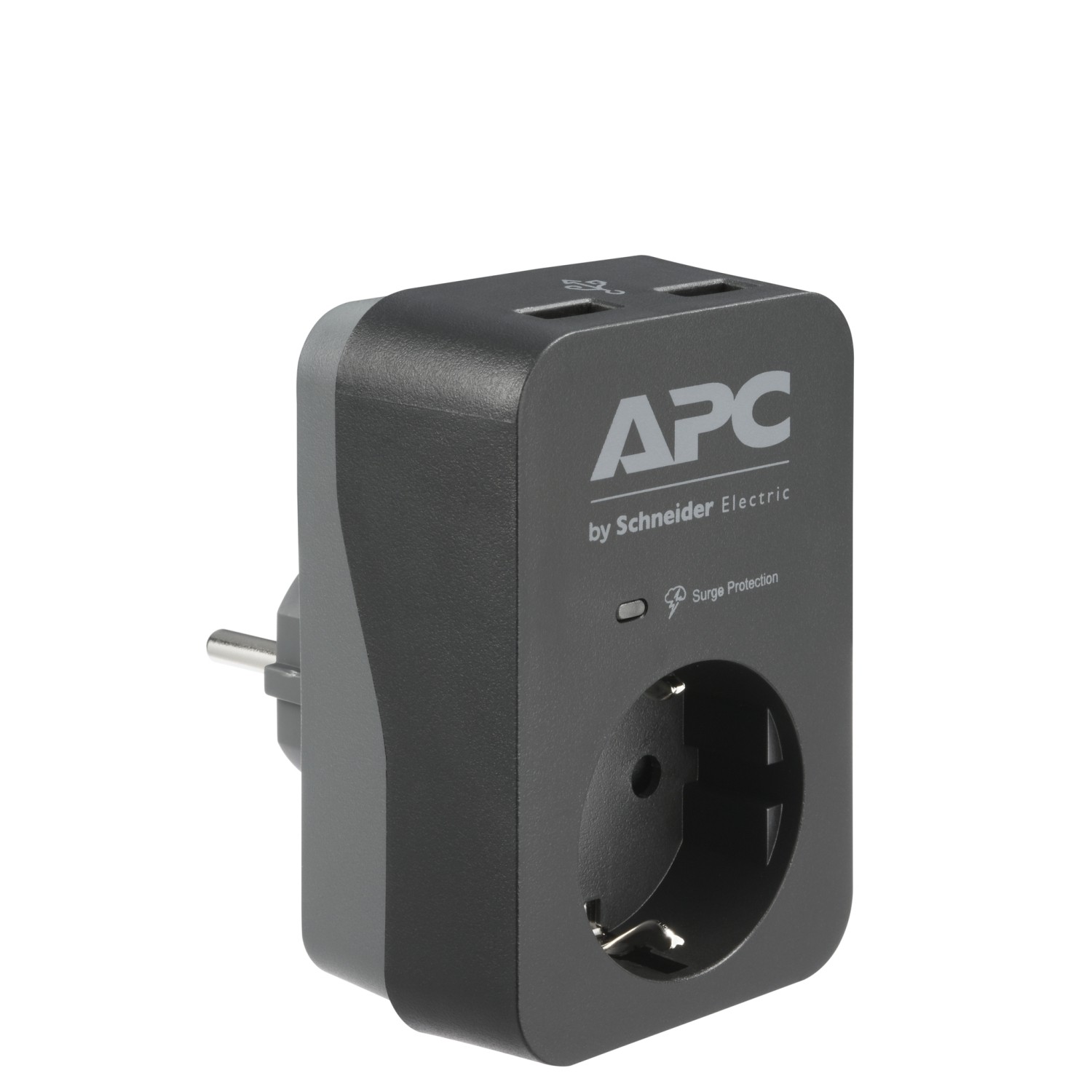 Schneider Electric APC PME1WU2B-GR Tekli Akım Korumalı Priz + 2 USB Hızlı Şarj