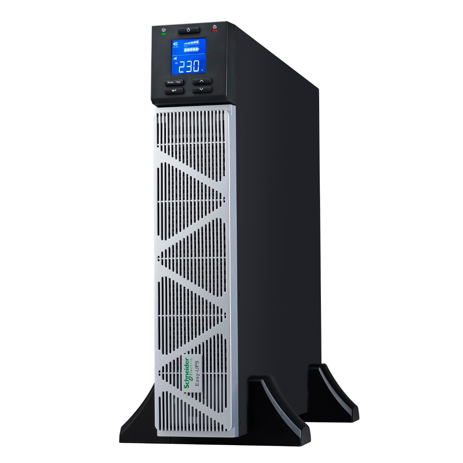 Schneider Electric Easy UPS On-Line SRVSL 1000VA Lithium-ion, Rack/Tower 2U, 230V, Ray Kiti ile, SRVSL1KRIRK