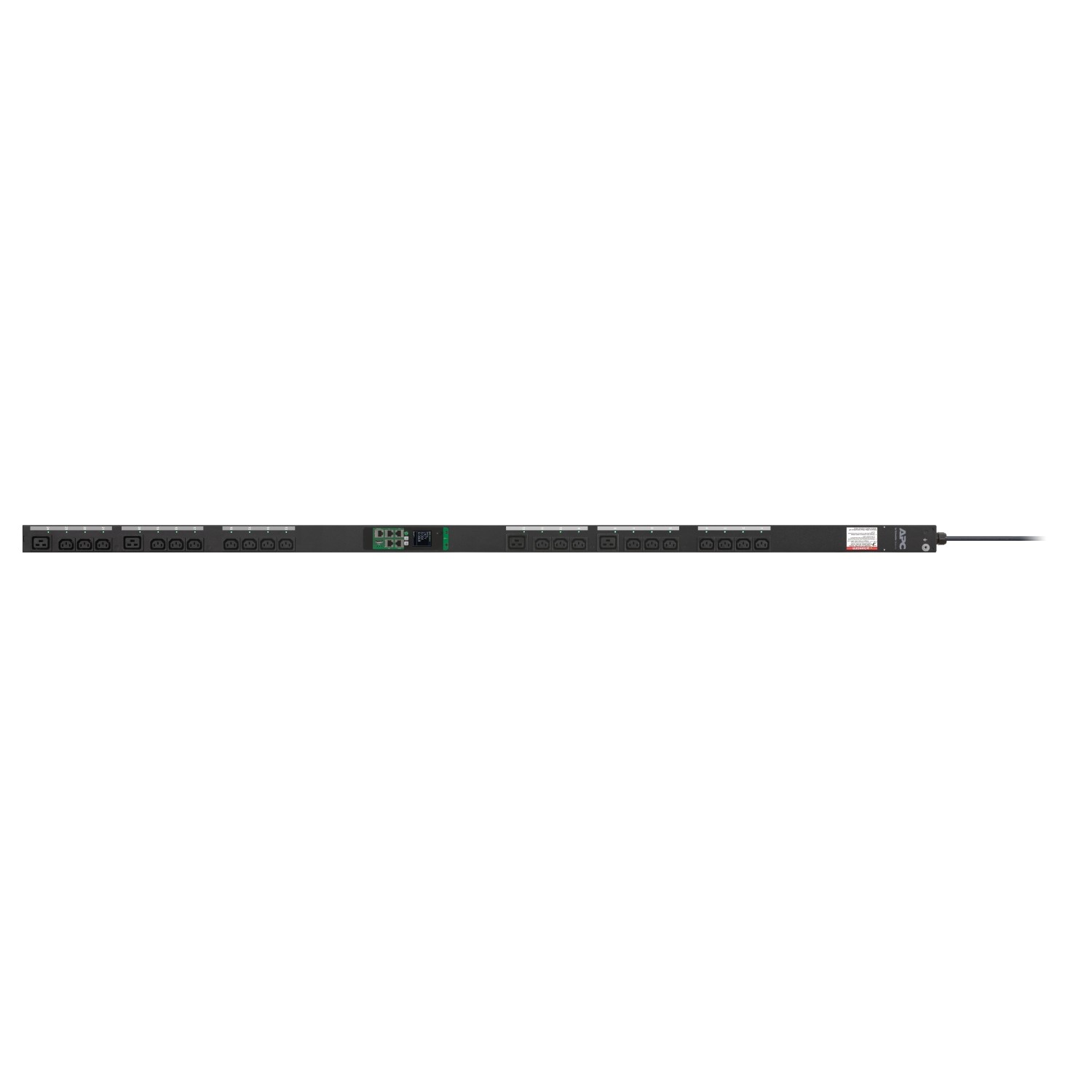 Easy Rack PDU Sayaç Çıkış 0U 1 Faz 3,7kW 230V 16A 20x C13 ve 4x C19 çıkış IEC60309 2P + E giriş