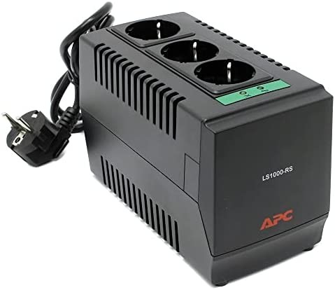 APC LS1000-RS 1000VA Otomatik Voltaj Regülatörü 3 Schuko Çıkışlı 230V (UPS DEĞİLDİR)