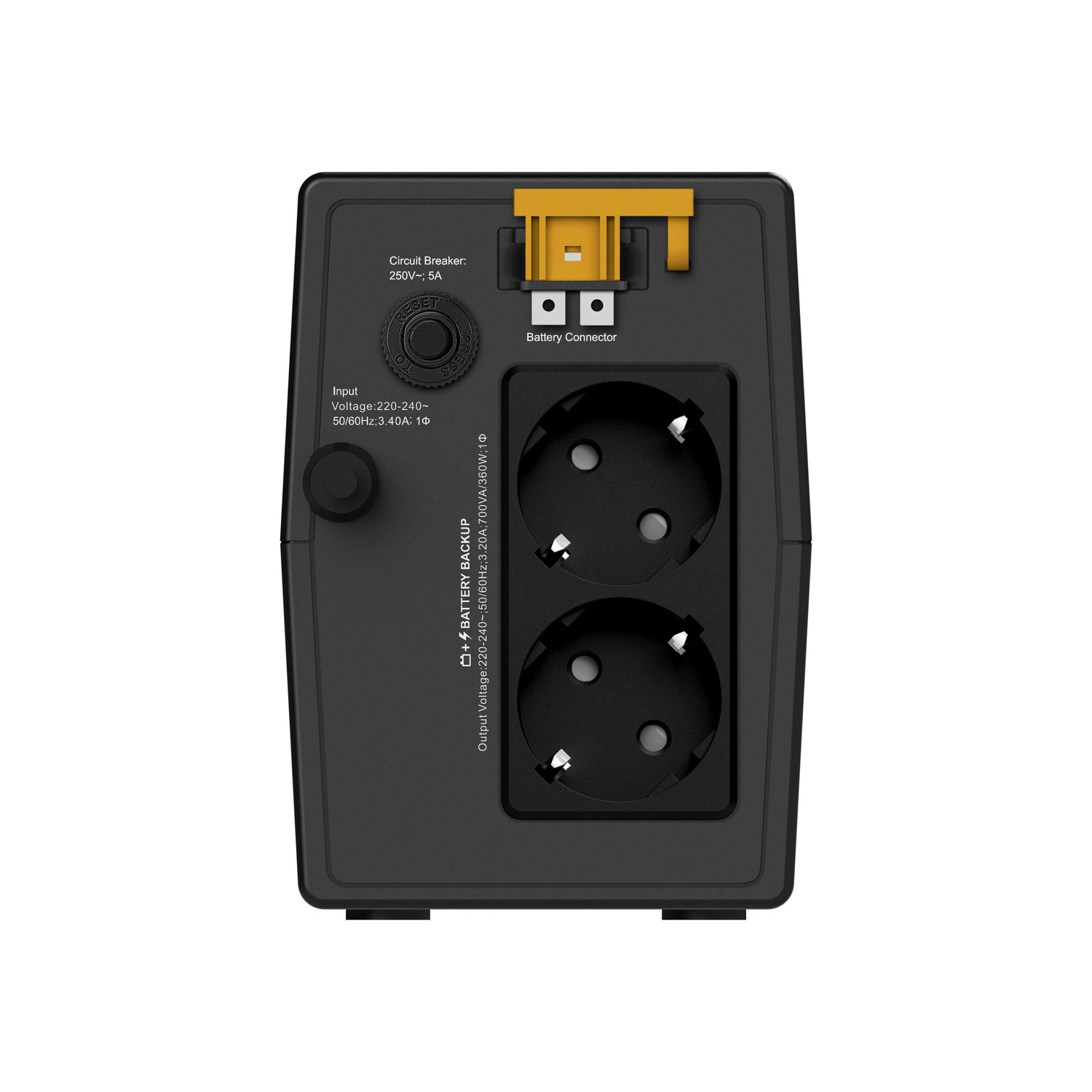 APC BVG700I-GR Easy UPS BVG 700VA 230V 2 SCHUKO Outlets AVR