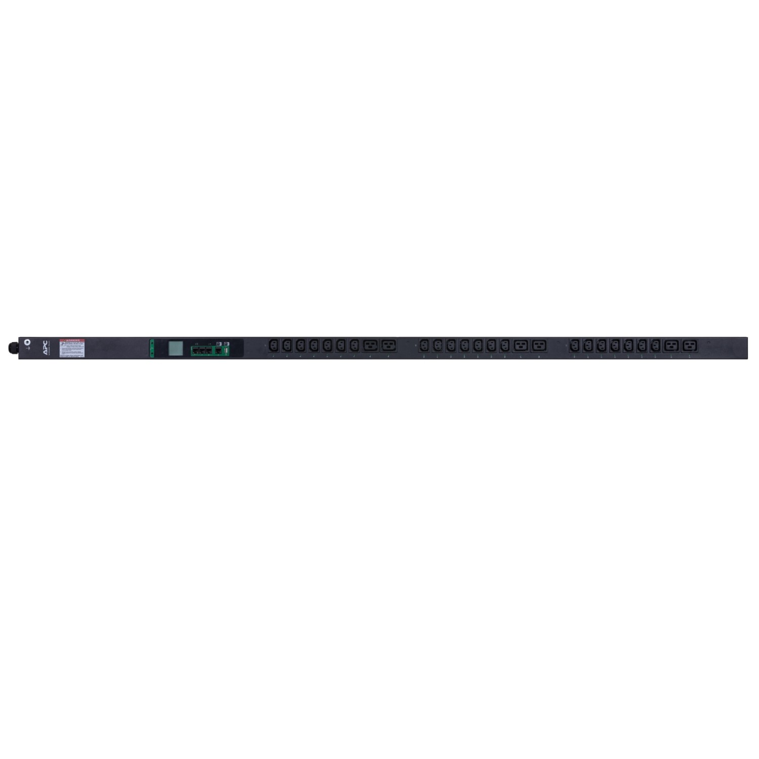 Easy Rack PDU Sayaç 0U 3 Faz 11kW 230V 16A 21x C13 ve 6x C19 çıkış IEC60309 3P + N + PE inlet