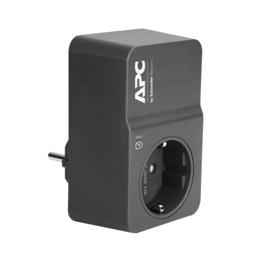 Schneider Electric APC PM1WB-GR Tekli Akım Korumalı Priz Siyah