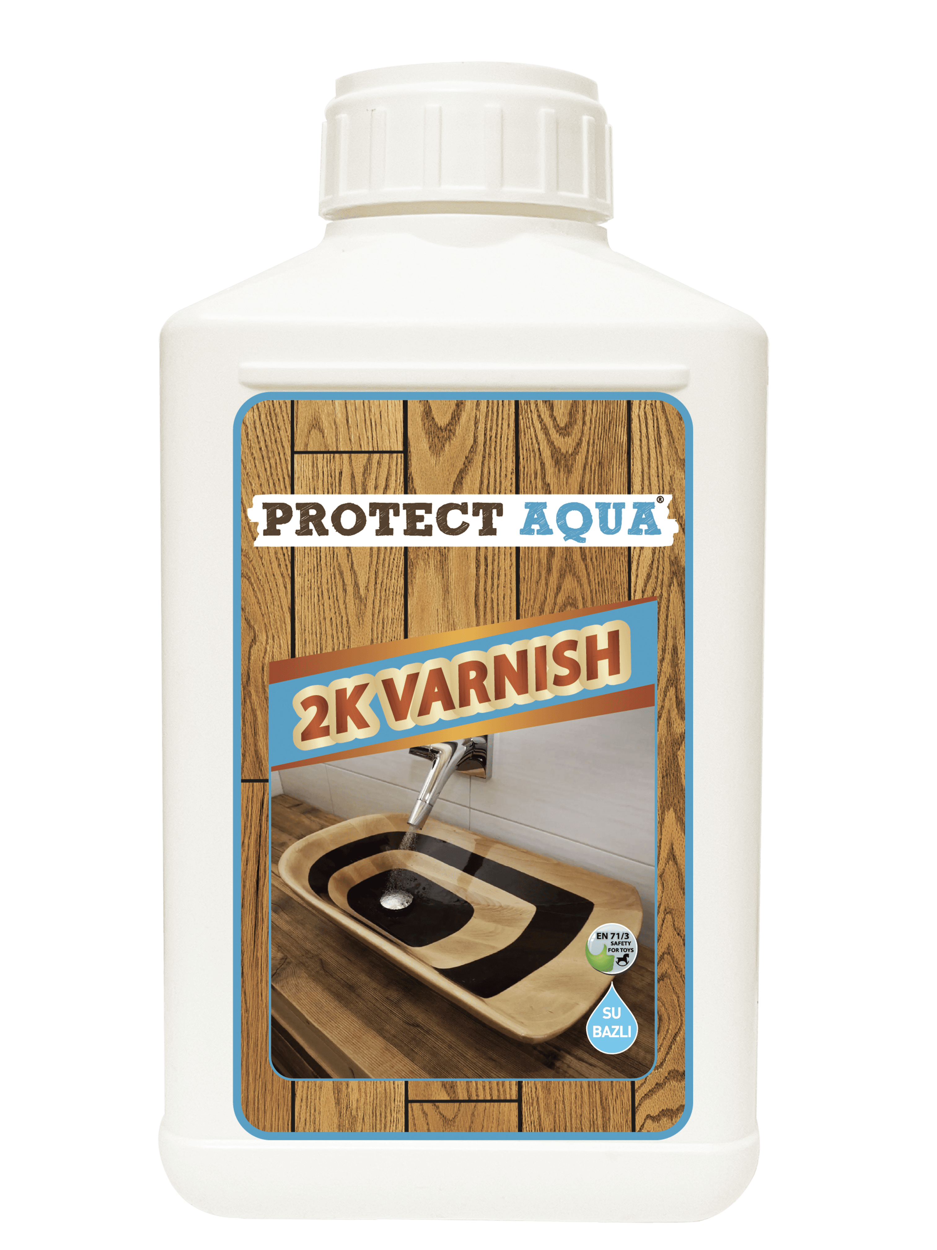 Protect Aqua Su Bazlı İç Cephe 2K Mat Vernik ve Sertleştirici 0,825L