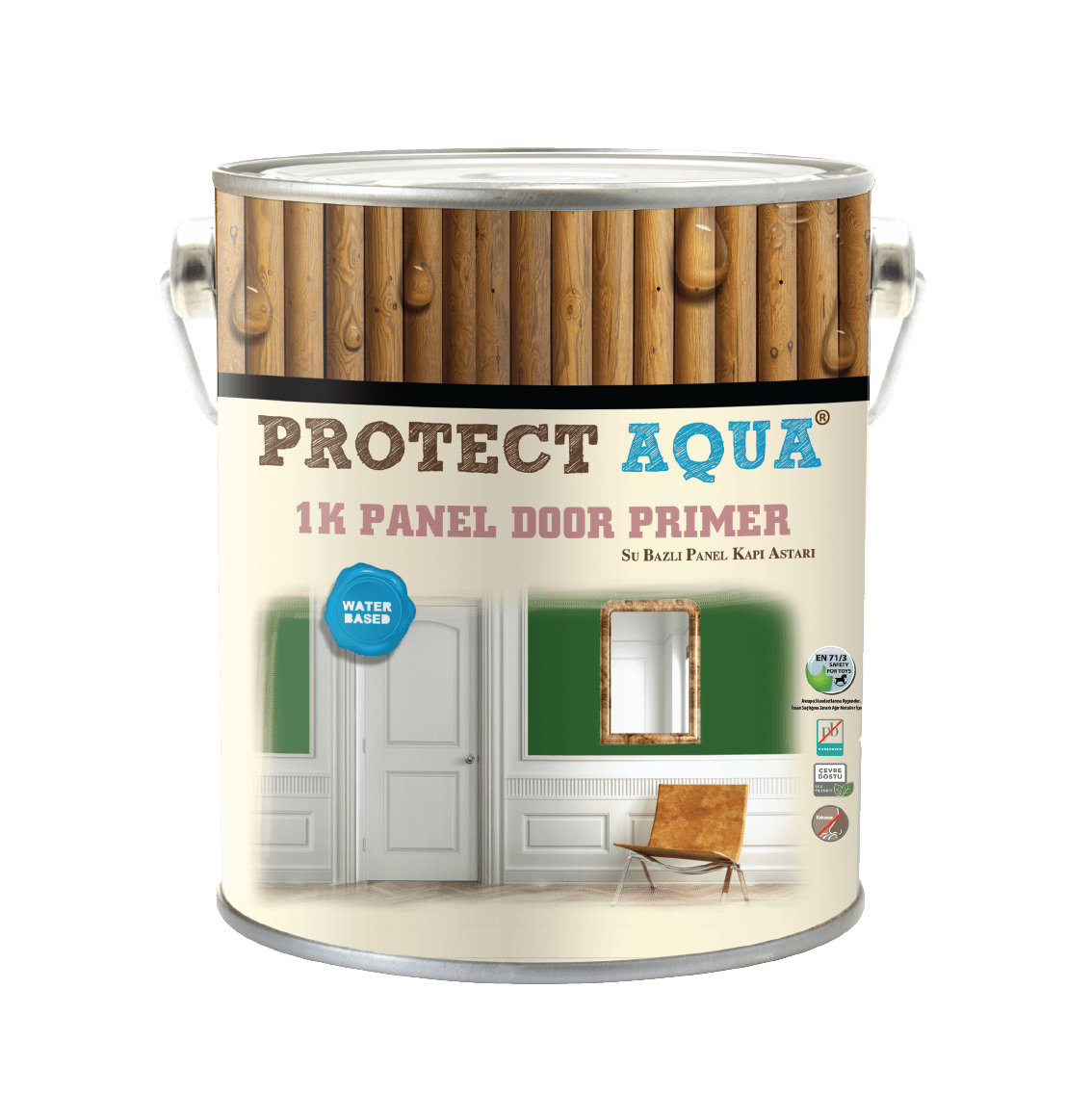 PROTECT AQUA Su Bazlı 1K Panel Kapı Astarı 