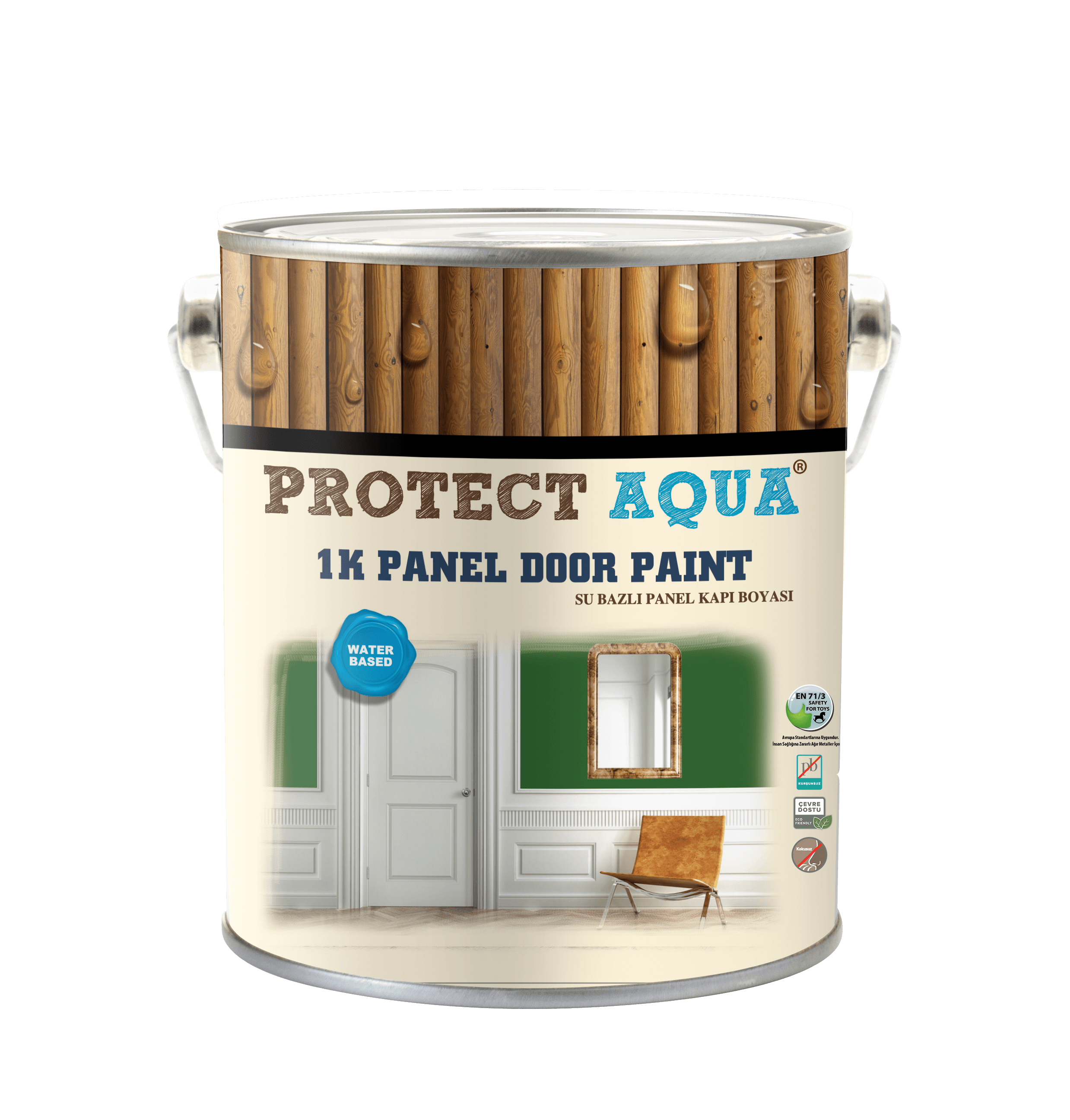 Protect Aqua Su Bazlı 1K Panel Kapı Boyası Beyaz