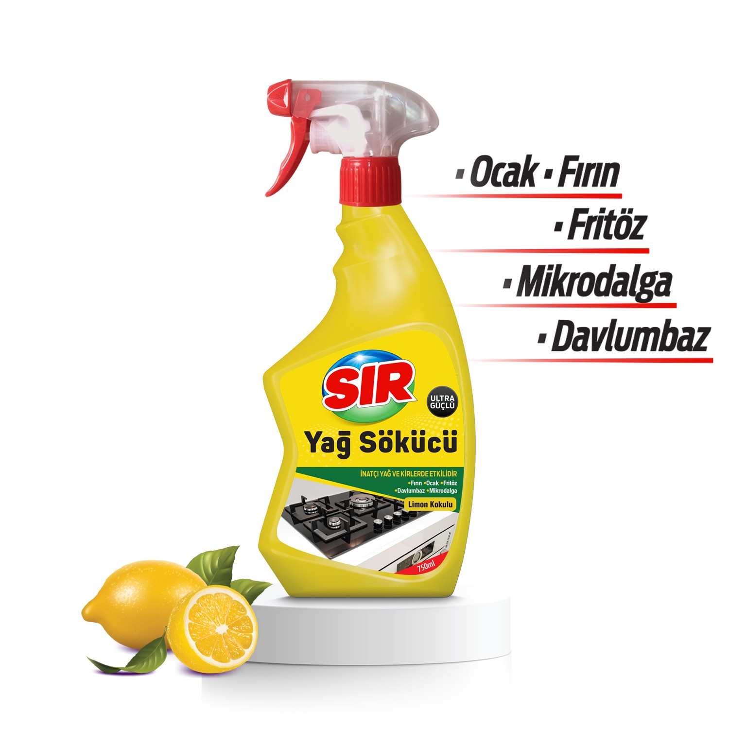 Sır Yağ Sökücü Limon Kokulu 750 ml