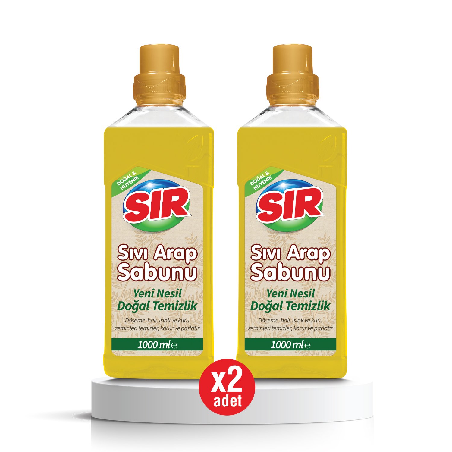 Sır Sıvı Arap Sabunu 1000 ml 2'li