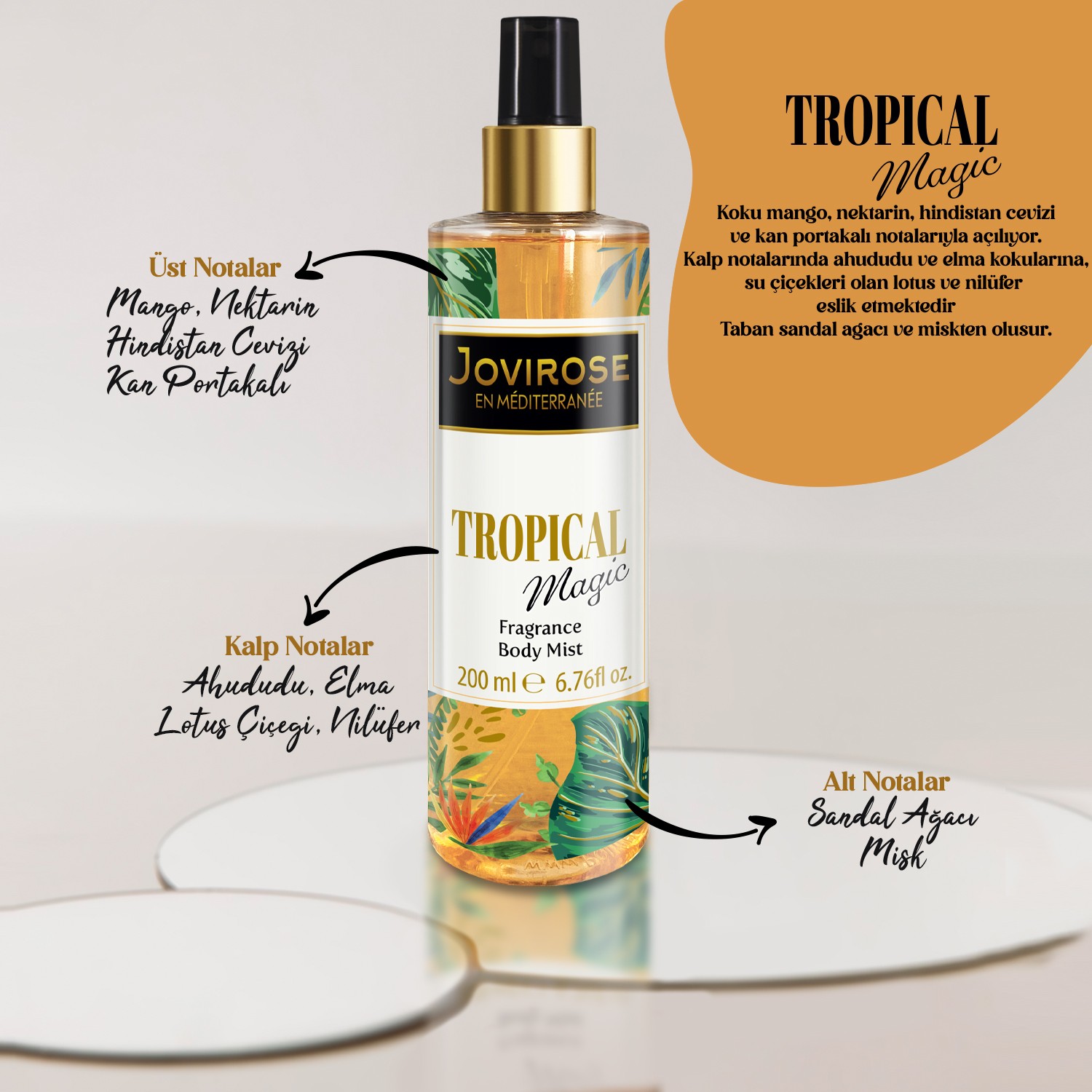 Jovirose Vücut Spreyi Tropical Magic 200 ml