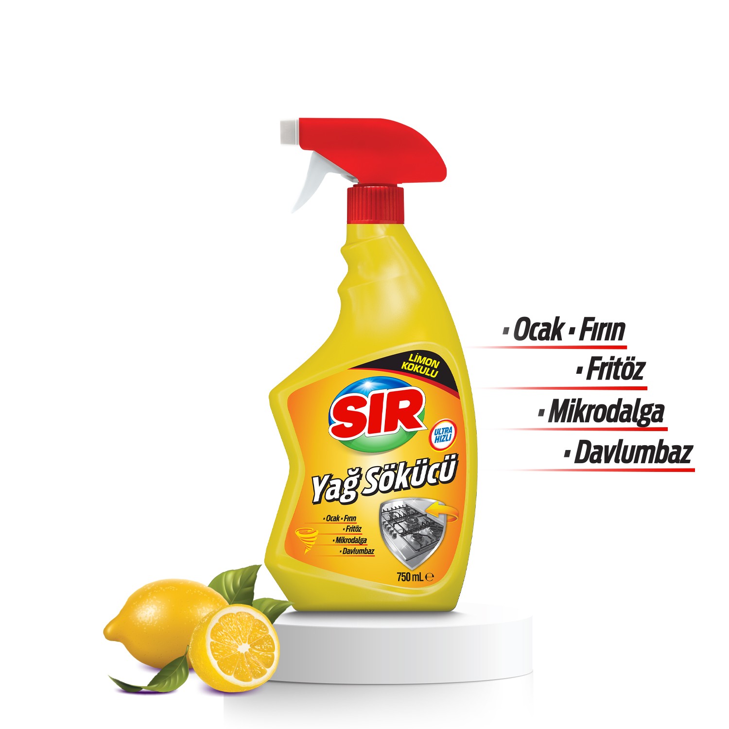 Sır Yağ Sökücü Limon Kokulu 750 ml