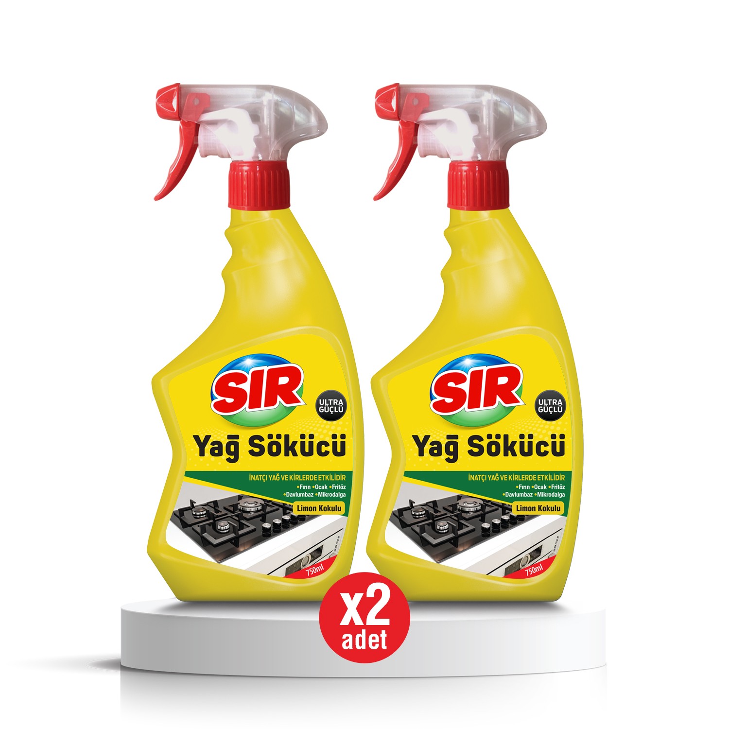 Sır Yağ Sökücü Limon Kokulu 750 ml 2'li