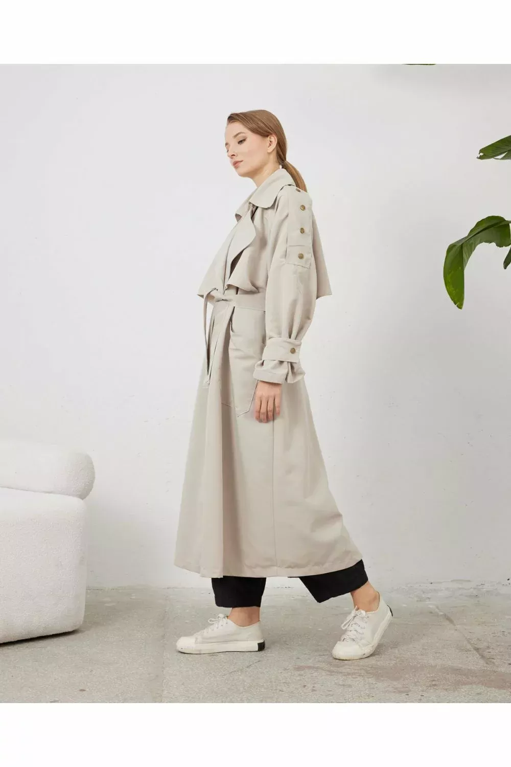 1300 - Apolet Trençkot - Taş