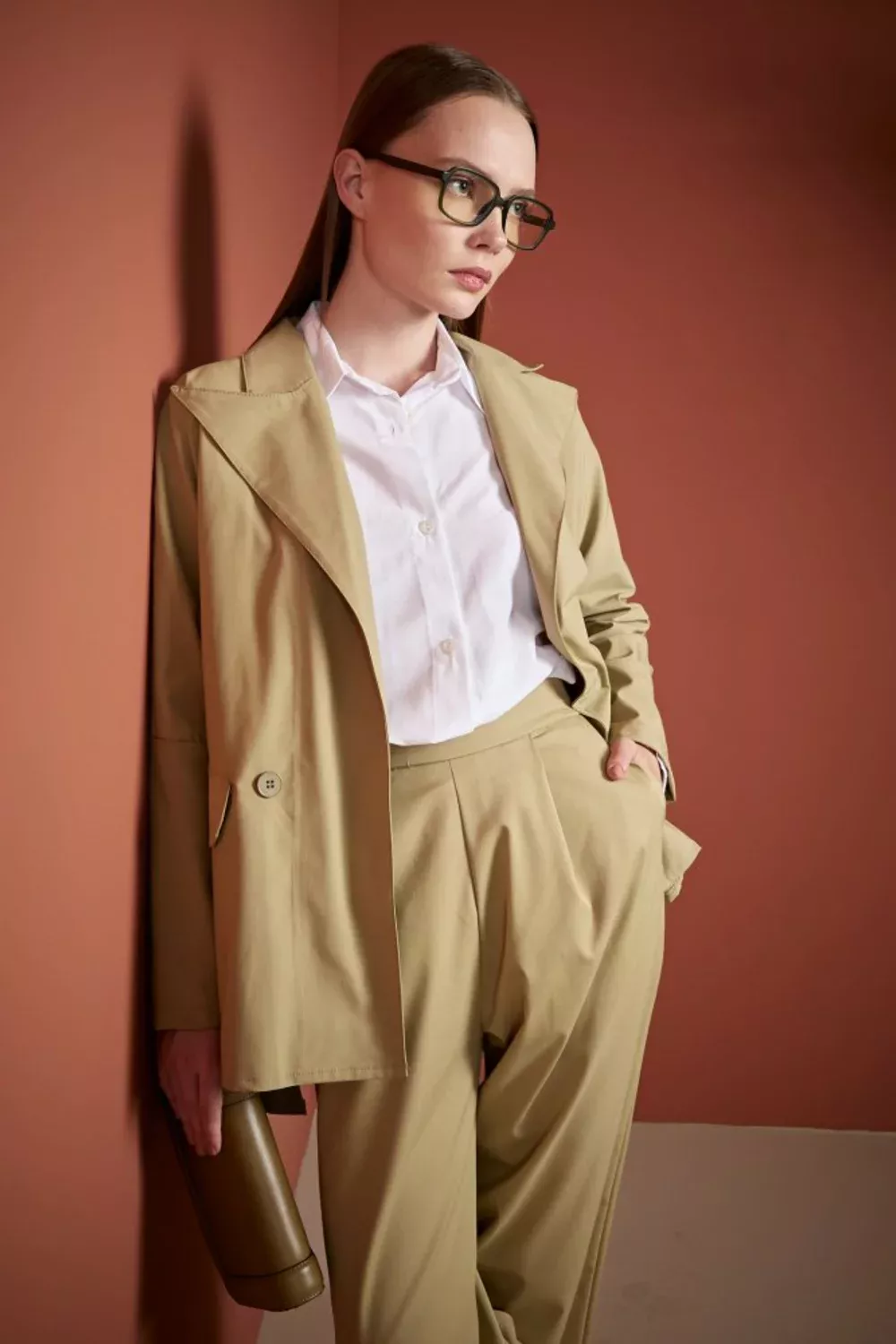 Poliviskon Ceket Takım - Çağla