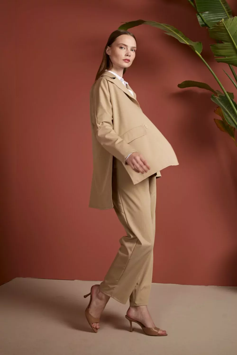 Poliviskon Ceket Takım