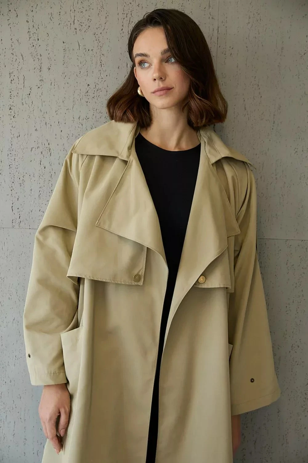 1300 - Apolet Trençkot - Çağla