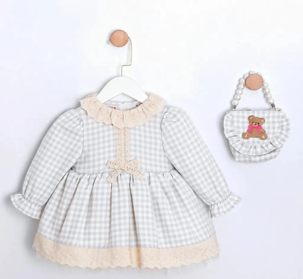 VIVIENNE KIZ ELBİSE - mavi