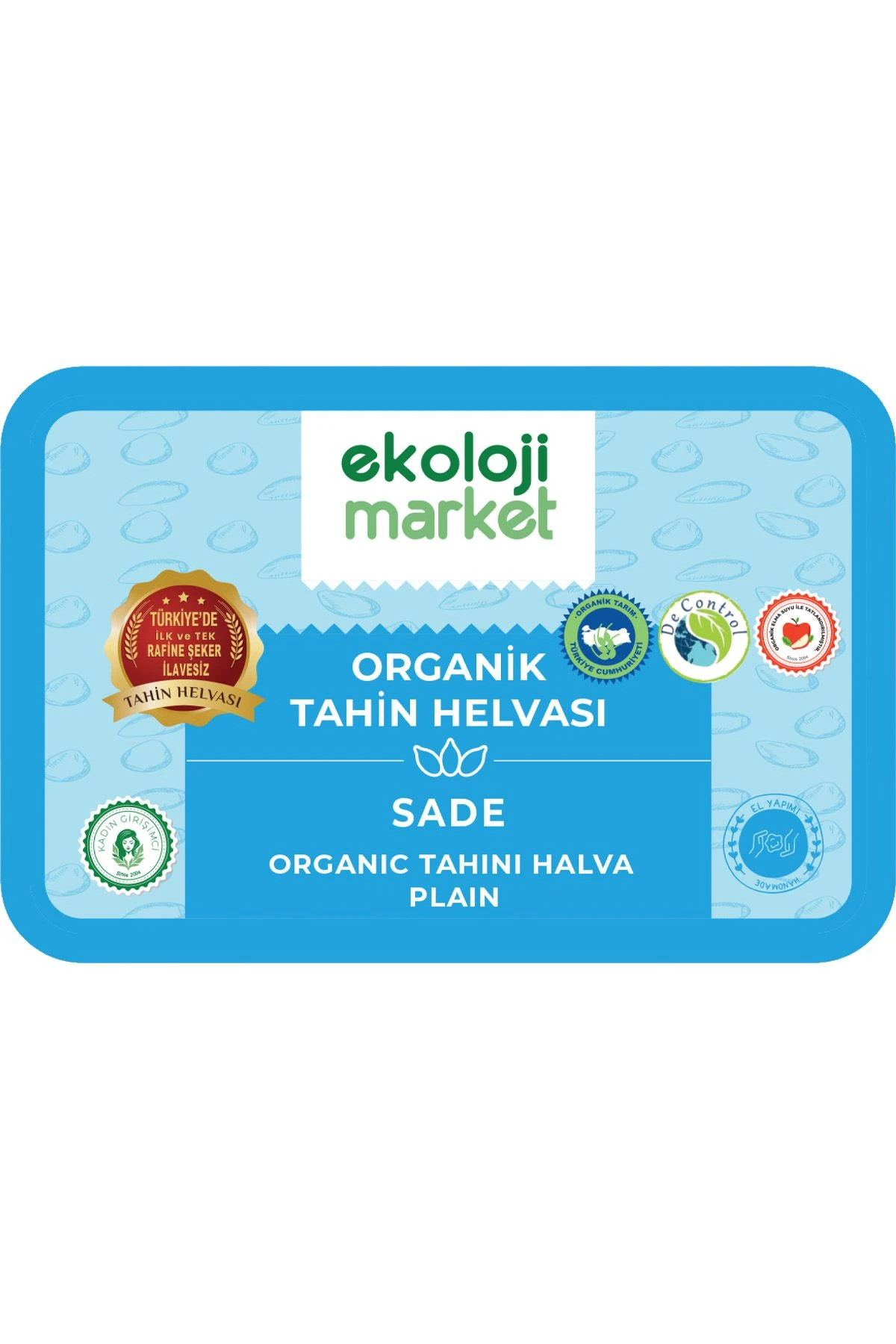 Organik Glutensiz Sade Tahin Helvası 200 Gr